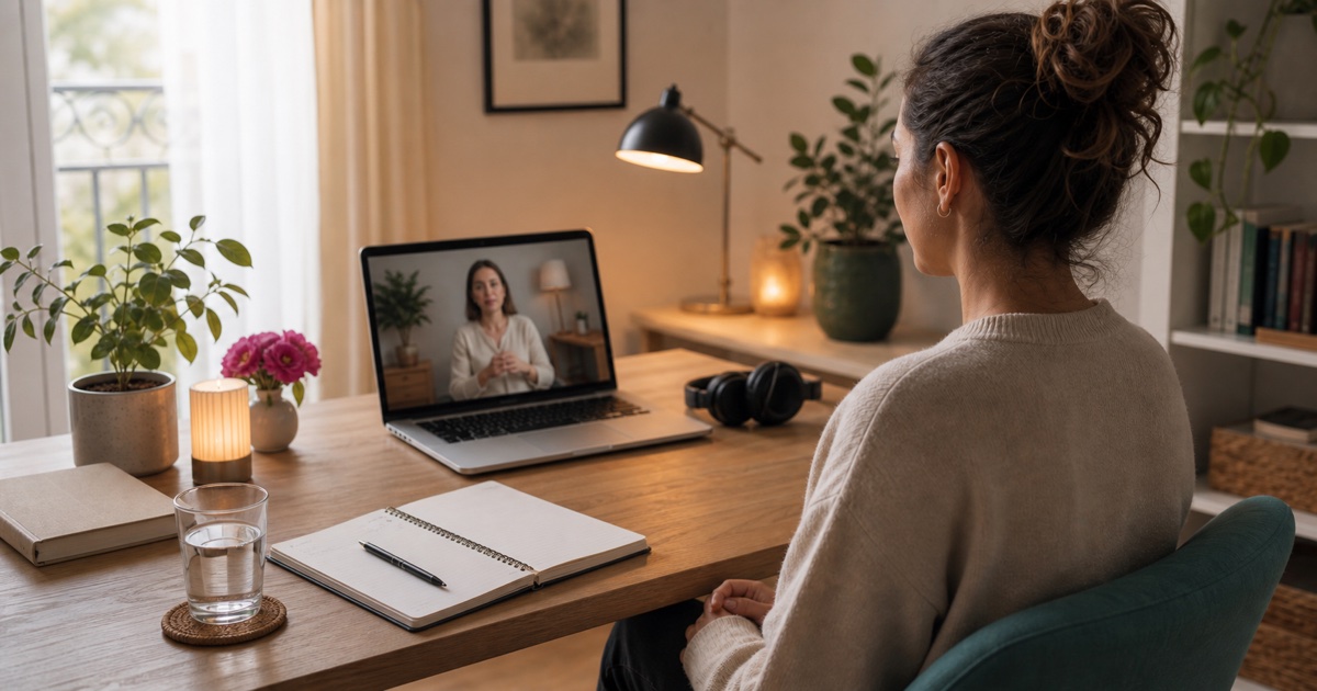 First online EMDR therapy session in a safe setting